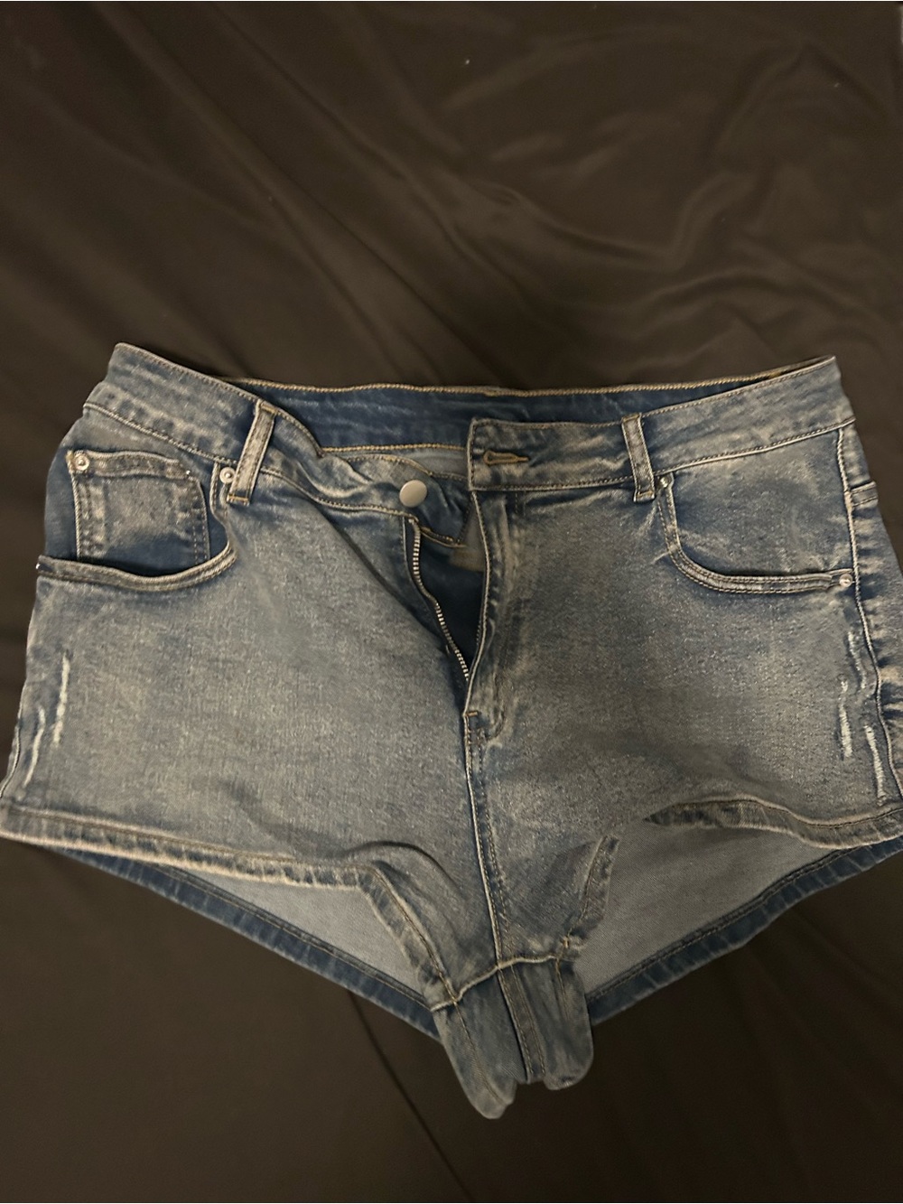 Women’s Denim Shorts with Star Back Detail